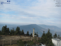 Pohled na jihozápad, Smrk