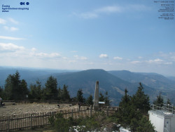 Pohled na jihozápad, Smrk