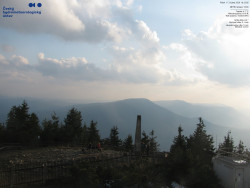 Pohled na jihozápad, Smrk