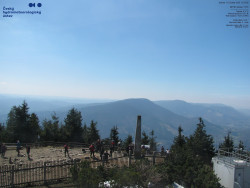 Pohled na jihozápad, Smrk