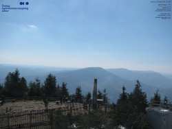 Pohled na jihozápad, Smrk