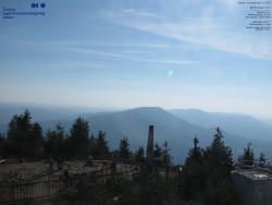 Pohled na jihozápad, Smrk