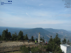 Pohled na jihozápad, Smrk