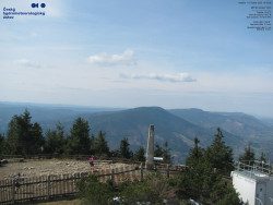 Pohled na jihozápad, Smrk