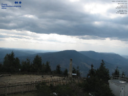 Pohled na jihozápad, Smrk