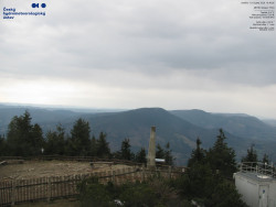 Pohled na jihozápad, Smrk