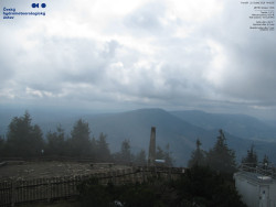 Pohled na jihozápad, Smrk