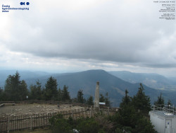 Pohled na jihozápad, Smrk