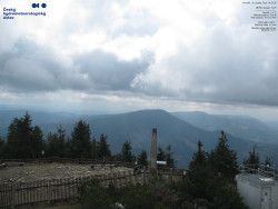 Pohled na jihozápad, Smrk