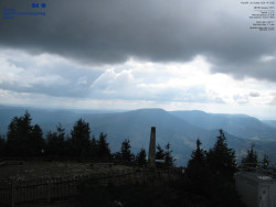 Pohled na jihozápad, Smrk