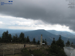 Pohled na jihozápad, Smrk