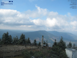 Pohled na jihozápad, Smrk