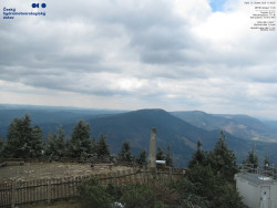 Pohled na jihozápad, Smrk