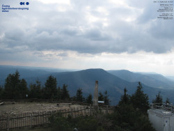 Pohled na jihozápad, Smrk