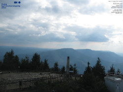 Pohled na jihozápad, Smrk