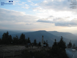 Pohled na jihozápad, Smrk