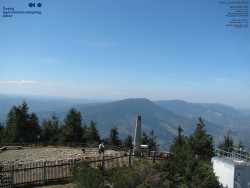 Pohled na jihozápad, Smrk