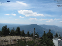 Pohled na jihozápad, Smrk