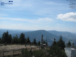 Pohled na jihozápad, Smrk