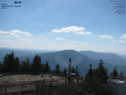 Pohled na jihozápad, Smrk