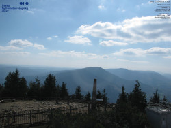 Pohled na jihozápad, Smrk