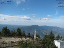 Pohled na jihozápad, Smrk