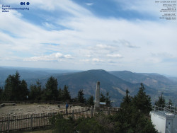 Pohled na jihozápad, Smrk