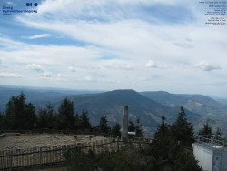 Pohled na jihozápad, Smrk