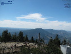 Pohled na jihozápad, Smrk