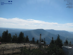 Pohled na jihozápad, Smrk