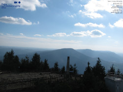 Pohled na jihozápad, Smrk