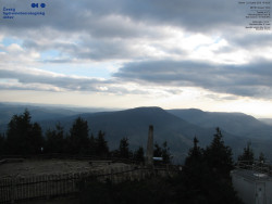 Pohled na jihozápad, Smrk