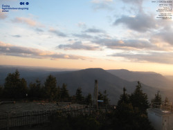 Pohled na jihozápad, Smrk