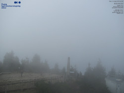 Pohled na jihozápad, Smrk