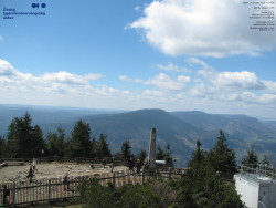 Pohled na jihozápad, Smrk