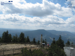 Pohled na jihozápad, Smrk