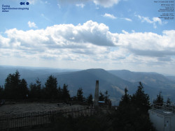 Pohled na jihozápad, Smrk