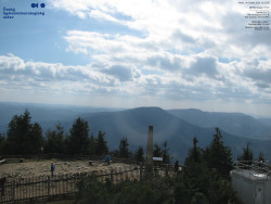 Pohled na jihozápad, Smrk