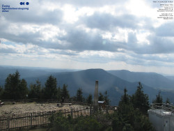 Pohled na jihozápad, Smrk