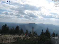 Pohled na jihozápad, Smrk