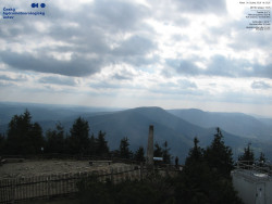 Pohled na jihozápad, Smrk