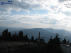 Pohled na jihozápad, Smrk