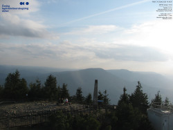 Pohled na jihozápad, Smrk