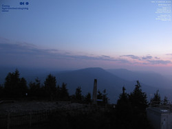 Pohled na jihozápad, Smrk