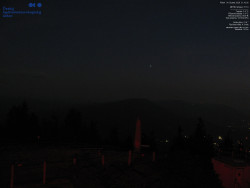 Pohled na jihozápad, Smrk