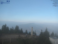 Pohled na jihozápad, Smrk