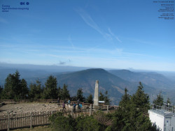 Pohled na jihozápad, Smrk