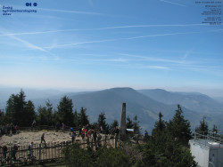 Pohled na jihozápad, Smrk