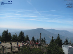 Pohled na jihozápad, Smrk