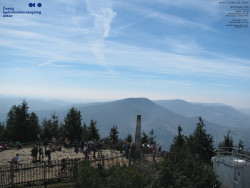 Pohled na jihozápad, Smrk